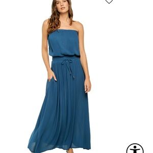 Everything But Water Strapless Maxi Dress